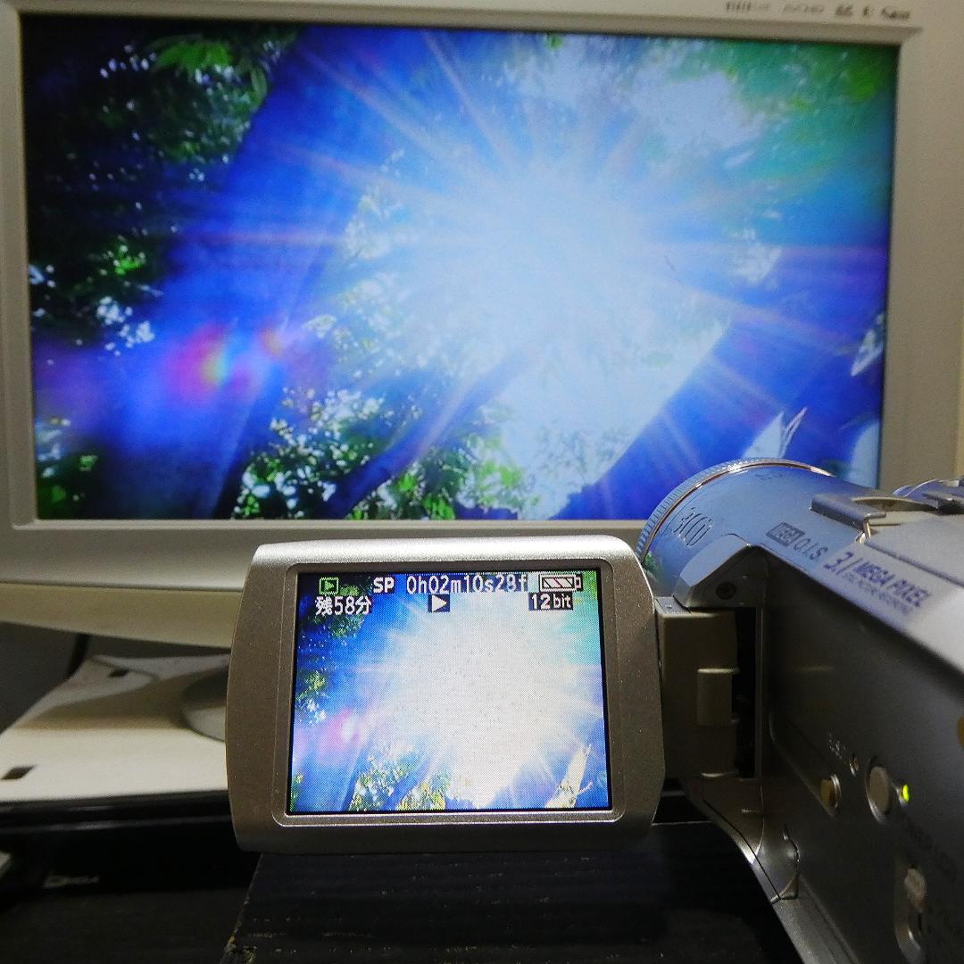 動作良好 パナソニック NV-GS250 MiniDVビデオDVDダビングに最適