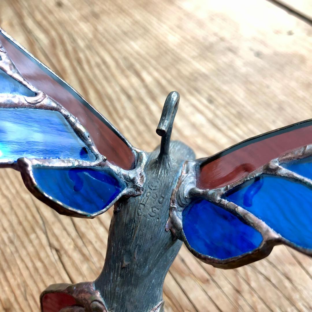 a*u様 ヴィンテージ　ハチドリ　ハミングバード　アメリカ製　ステンドグラス　モ