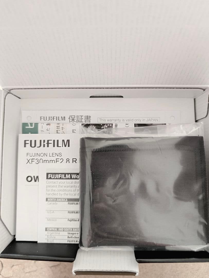 フジノンレンズ XF30mmF2.8 R LM WR Macro