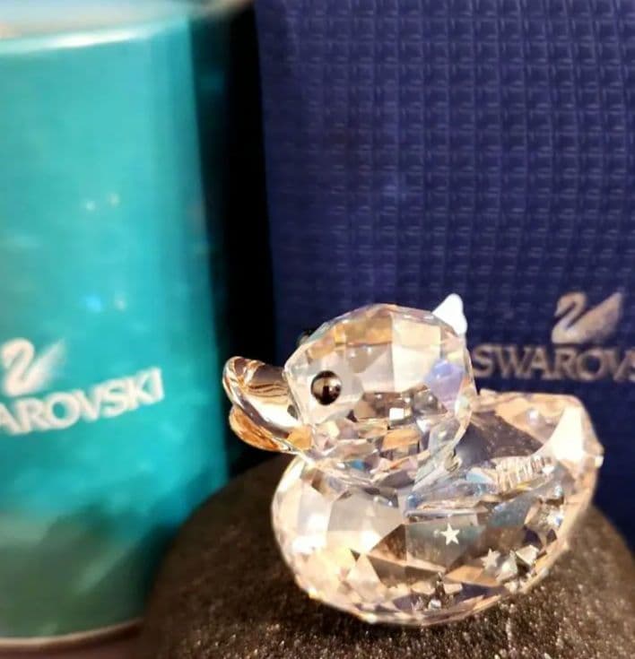 【美品】スワロフスキー　ハッピーダック天使