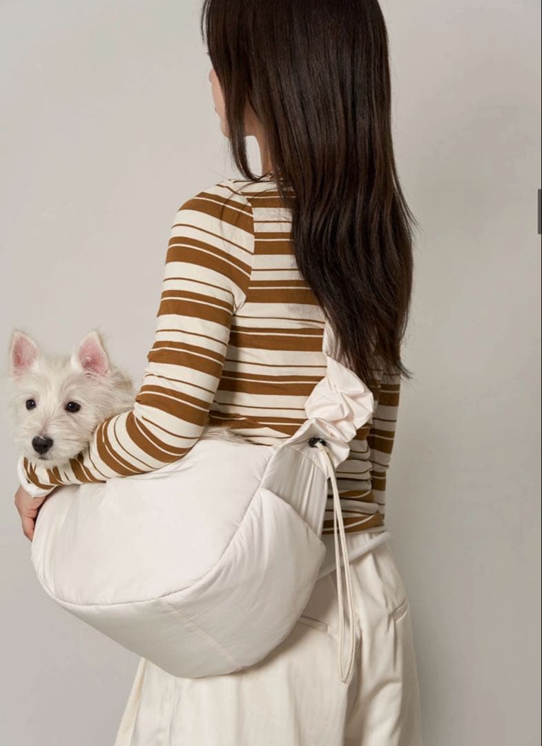 small stuff スリングバッグ ホワイト　M