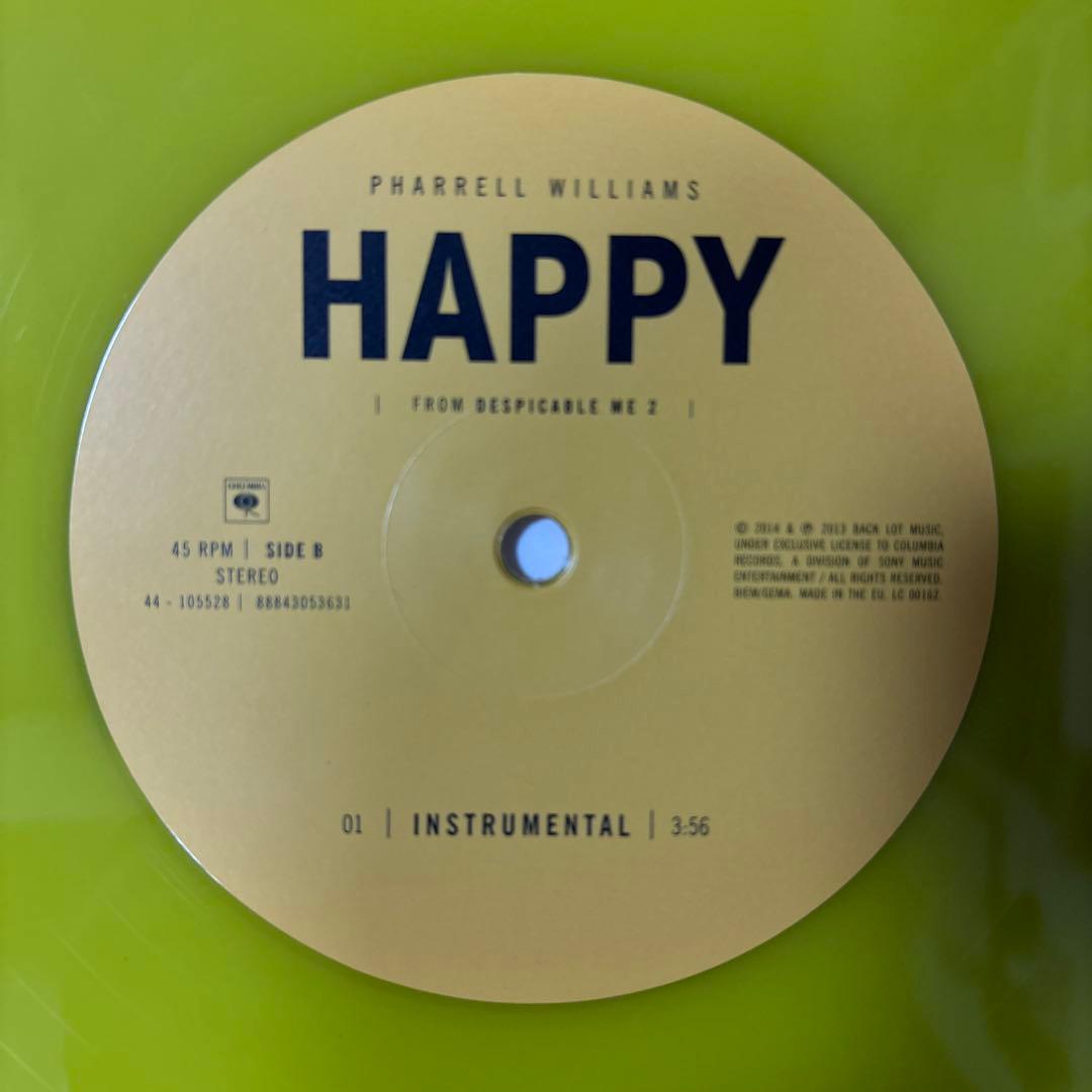 ⭐︎レア盤⭐︎ Pharrell Williams / HAPPY （美品）送料無料