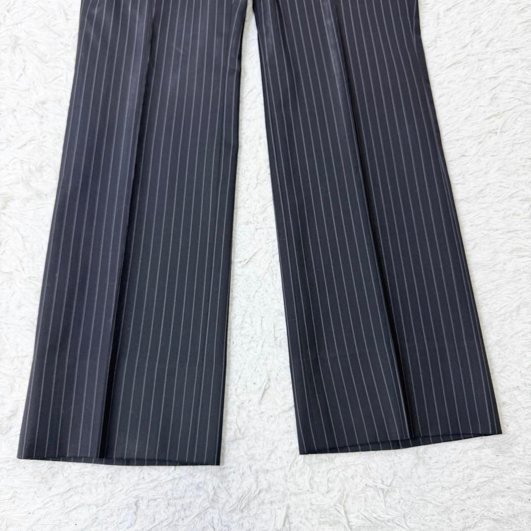 【高級/伊製生地】メンズビギ セットアップ スーツ SUPER 110'S 紺