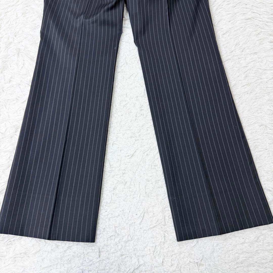 【高級/伊製生地】メンズビギ セットアップ スーツ SUPER 110'S 紺