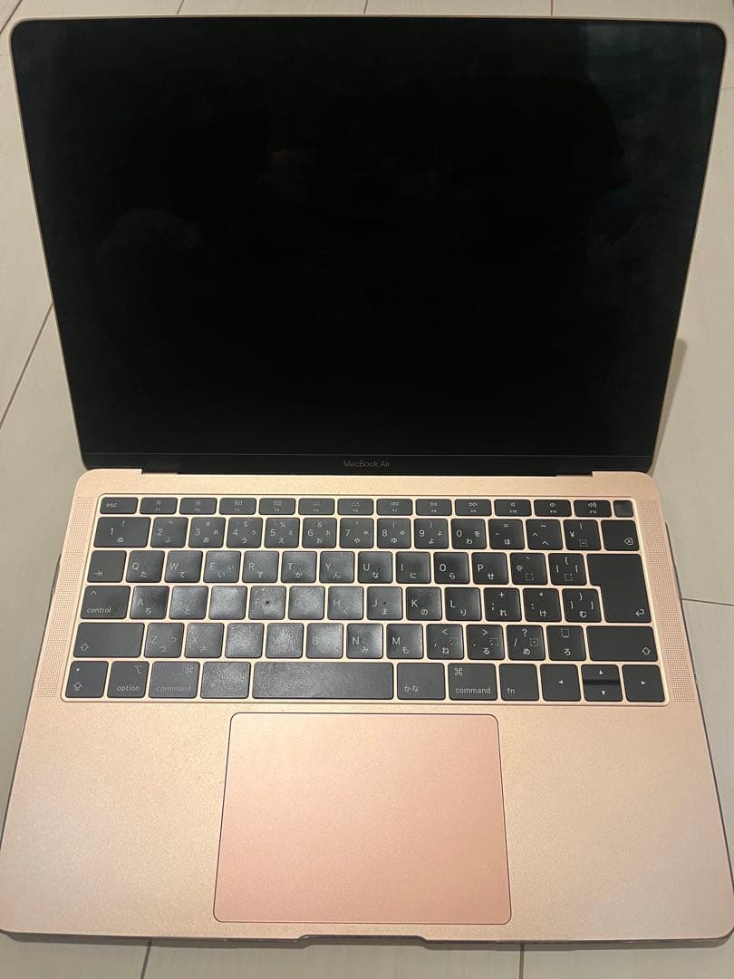Mac book air ゴールド