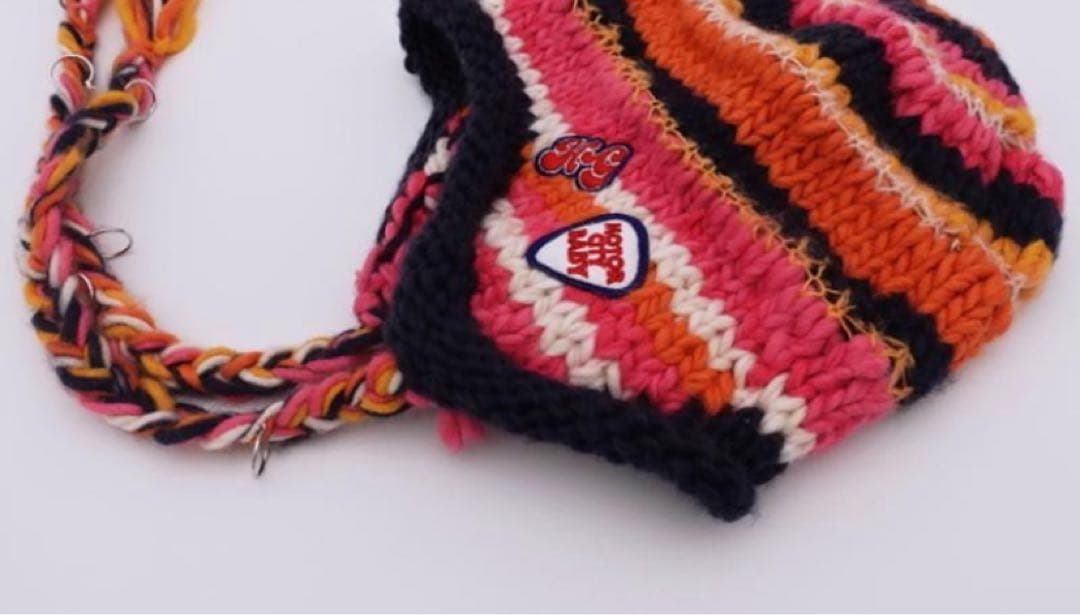 HYSTERIC GLAMOUR ヒステリックグラマー　ボーダニット帽　ビーニー