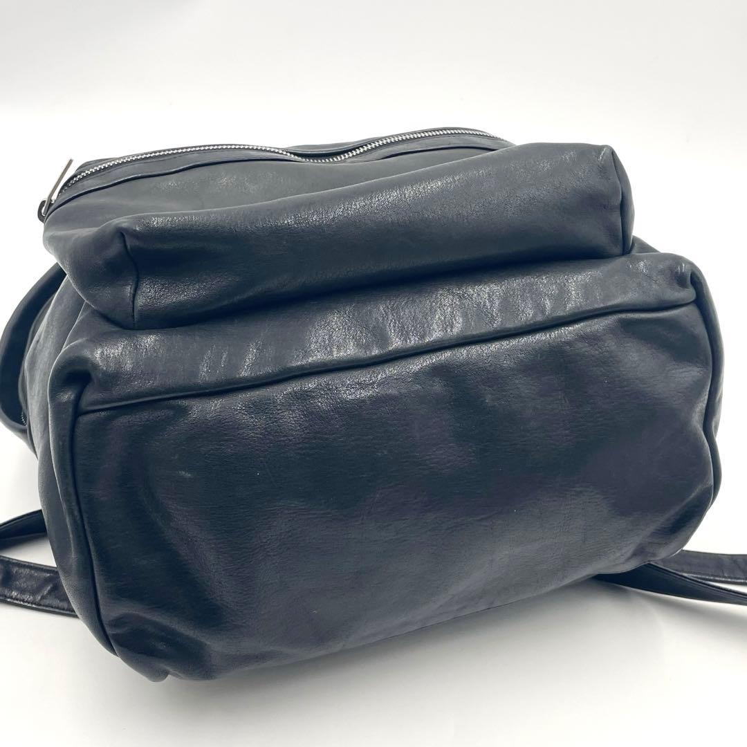 【極上・美品】サンローラン バッグパック ブラック 本革375320 メンズ