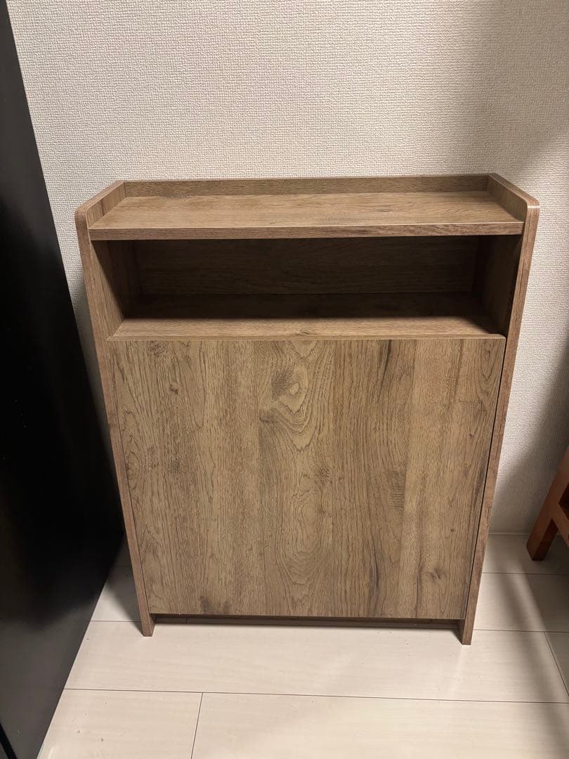 【組み立て不要】送料無料アイリスオーヤマ木目調ごみ箱完成品