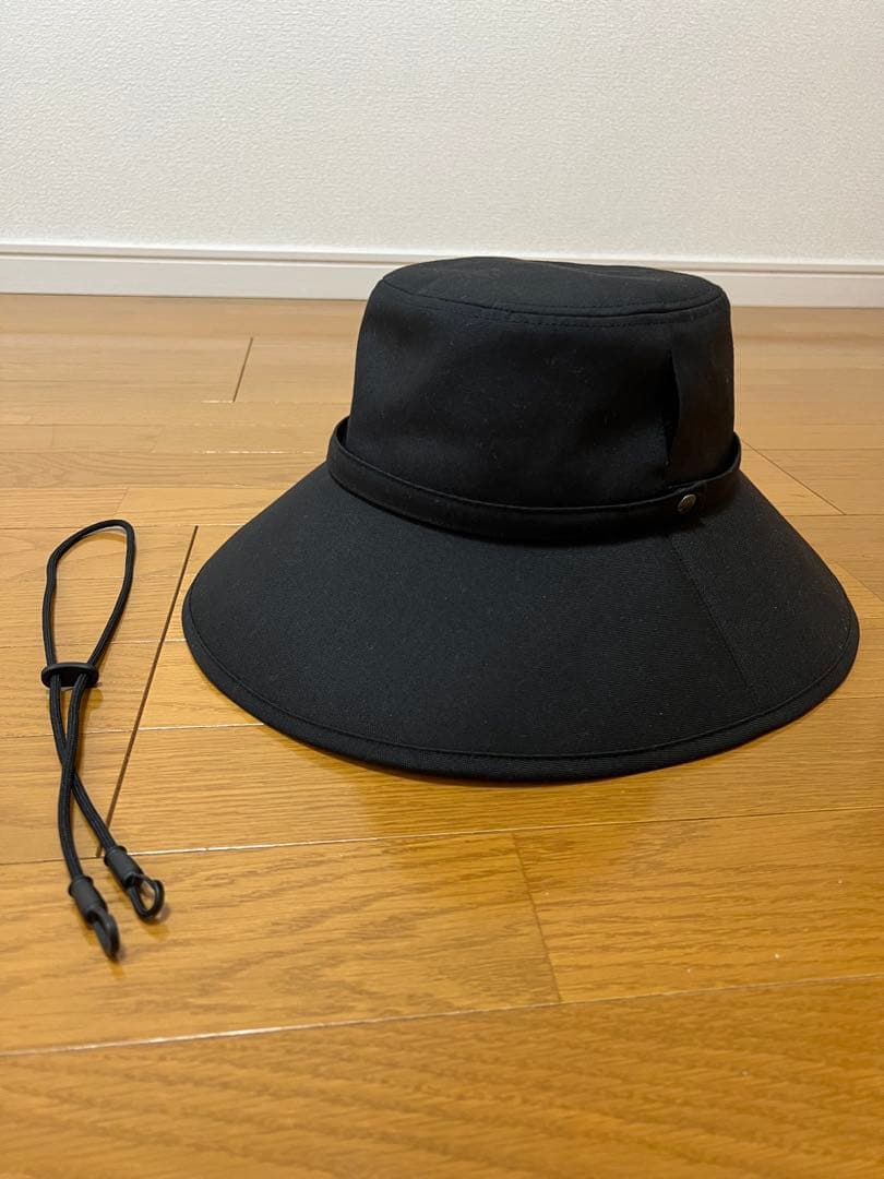 サンバリア100 ウィンドハット ブラック 黒 M 帽子