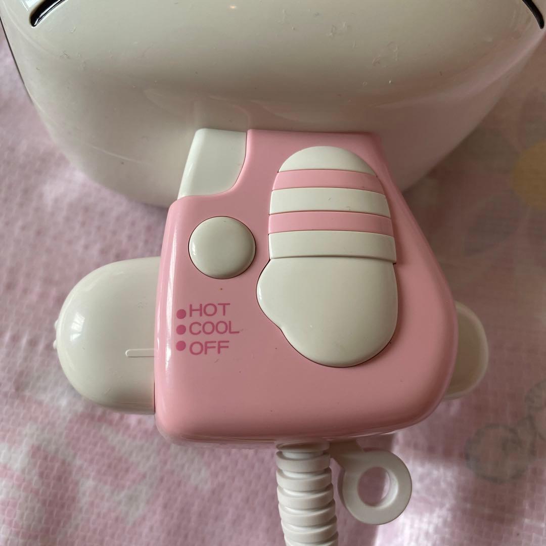 ハローキティ　レトロ　ヘアードライヤー　　　キティダイカットドライヤー　未使用