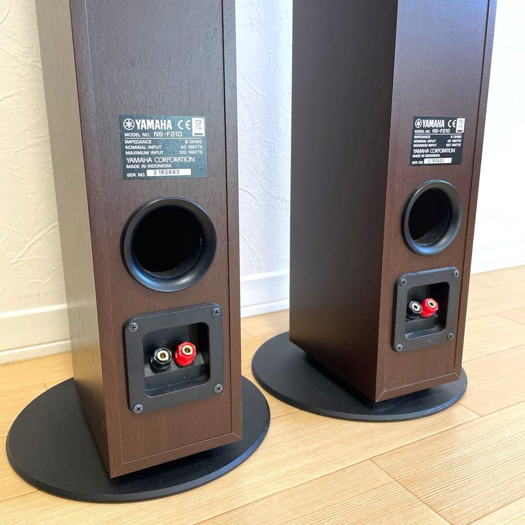 YAMAHA NS-F210 トールボーイスピーカー ブラウン