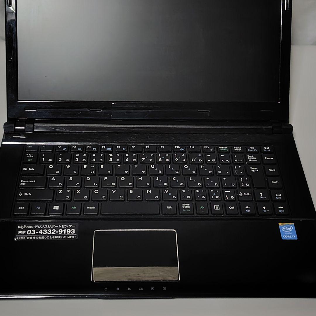 Diginnos デジノス　ノートパソコン　intel COREi7