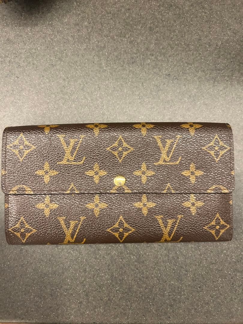 美品　Louis Vuitton モノグラム 長財布 ポルトトレゾール