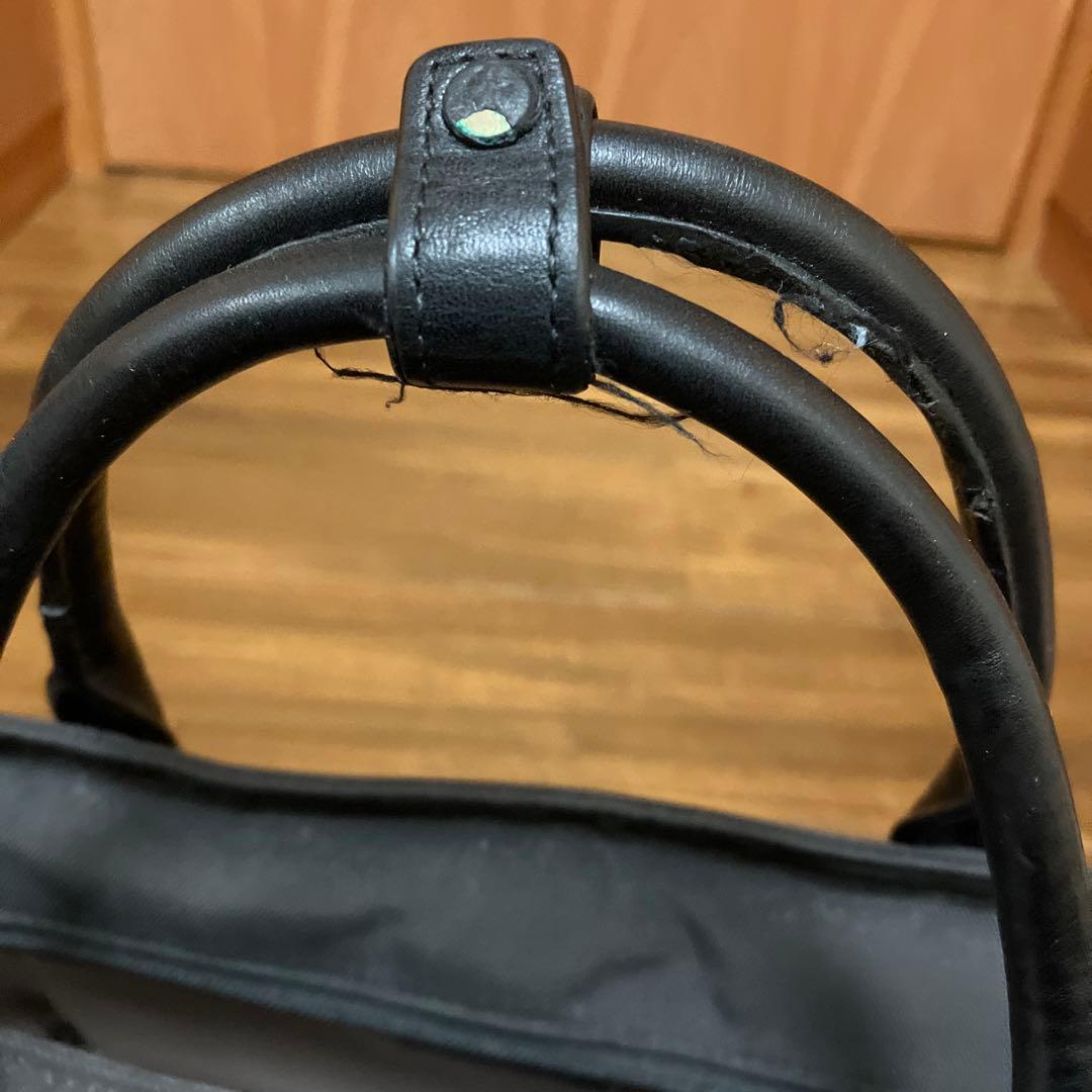 TUMI 黒 ナイロン レザー ビジネスバッグ