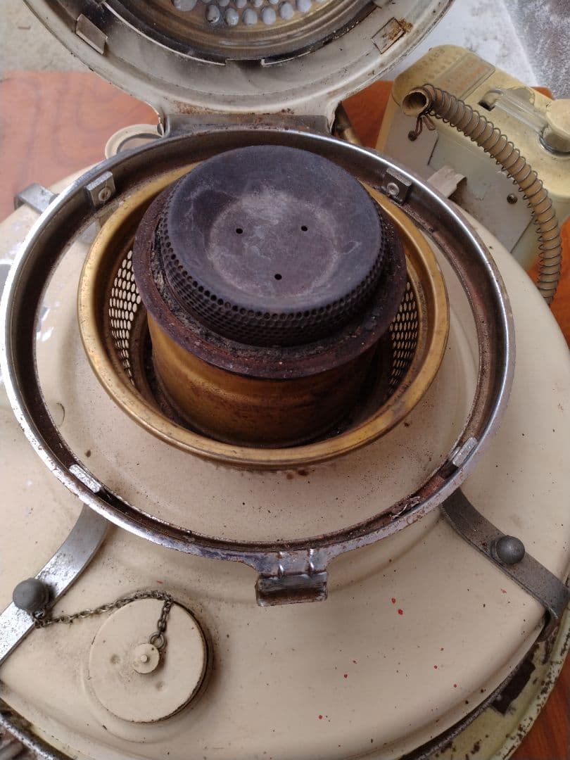 ジャンク　Aladdin アラジン石油ストーブブルーフレームヒーター 円筒形