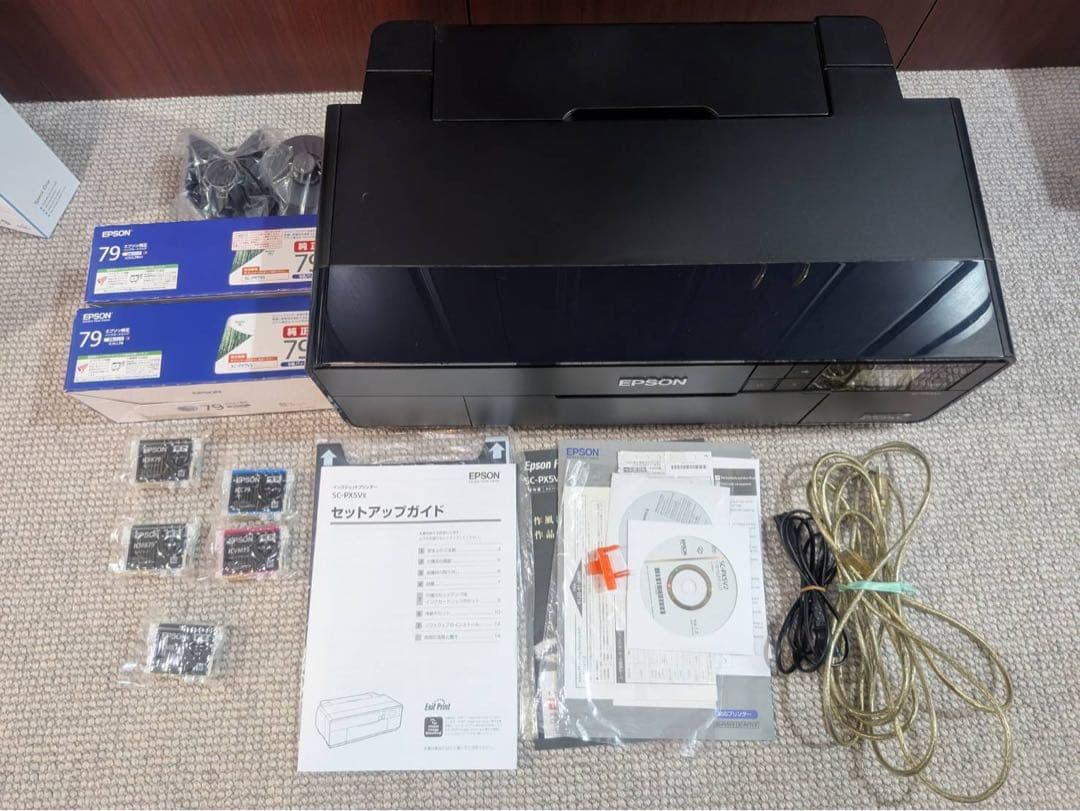 （超美品）EPSONプロセレクション SC-PX5VII インク9色パック2個付