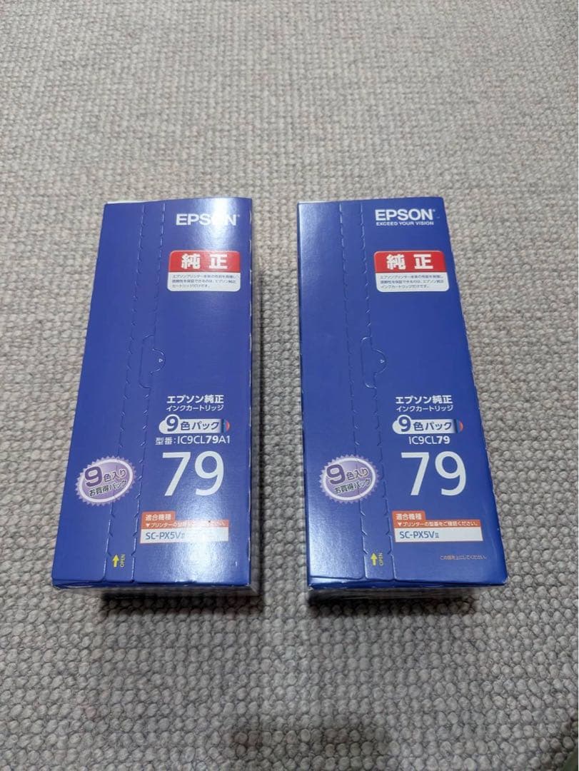 （超美品）EPSONプロセレクション SC-PX5VII インク9色パック2個付