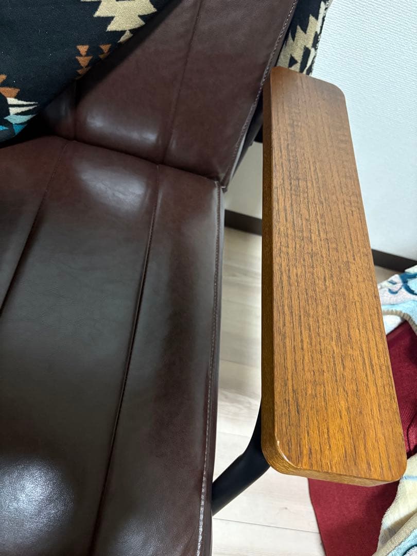 ダークブラウン ソファ 2人掛け