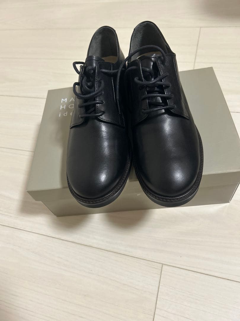 MARGARET HOWELL レースアップシューズ ブラック