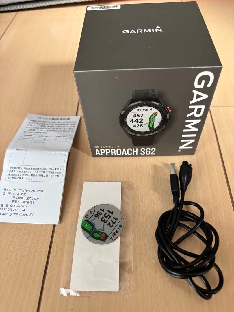 【値下げ】Garmin Approach S62 GPSゴルフウォッチ