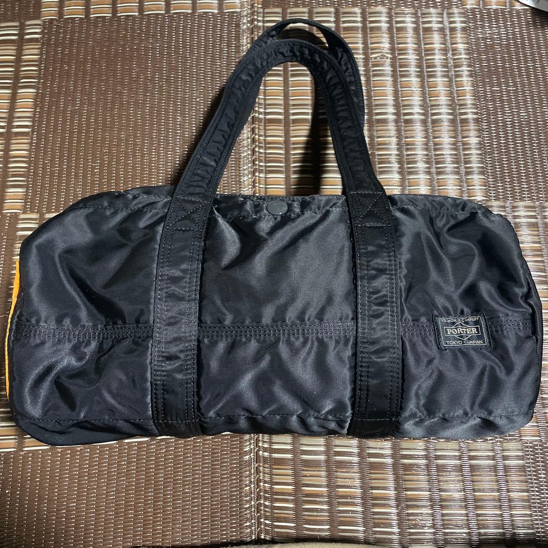 PORTER ポーター　タンカー ブラック ドラムバッグ