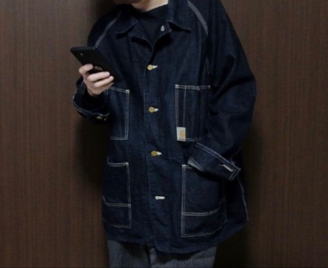 Carhartt 100周年 デニム カバーオール チョアコート 40