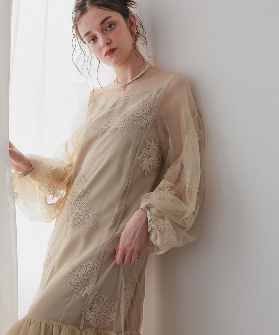 ★新品タグ付き★ドリードール　バルーンスリーブボリュームドレス　結婚式