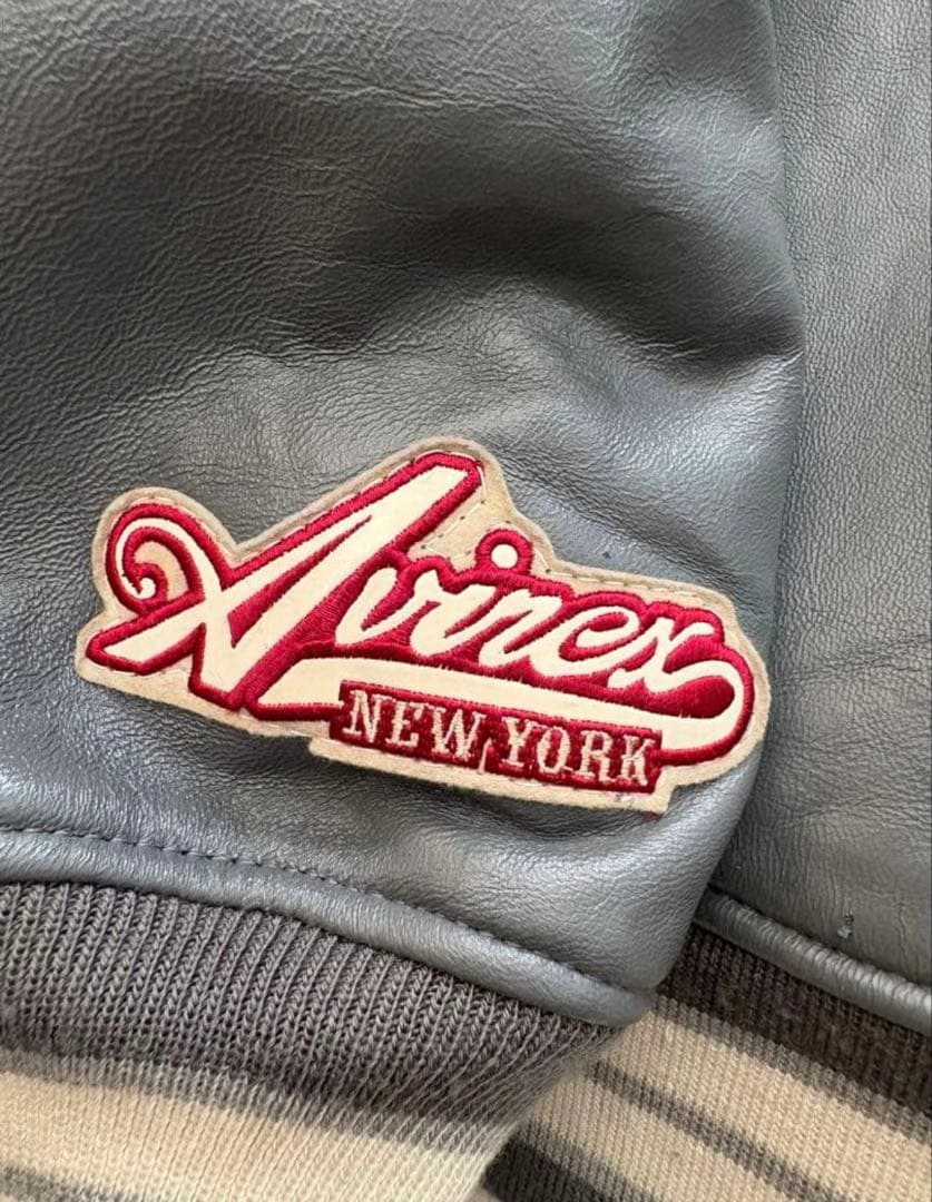 AVIREX Lether Varsity レザー バーシティージャケット