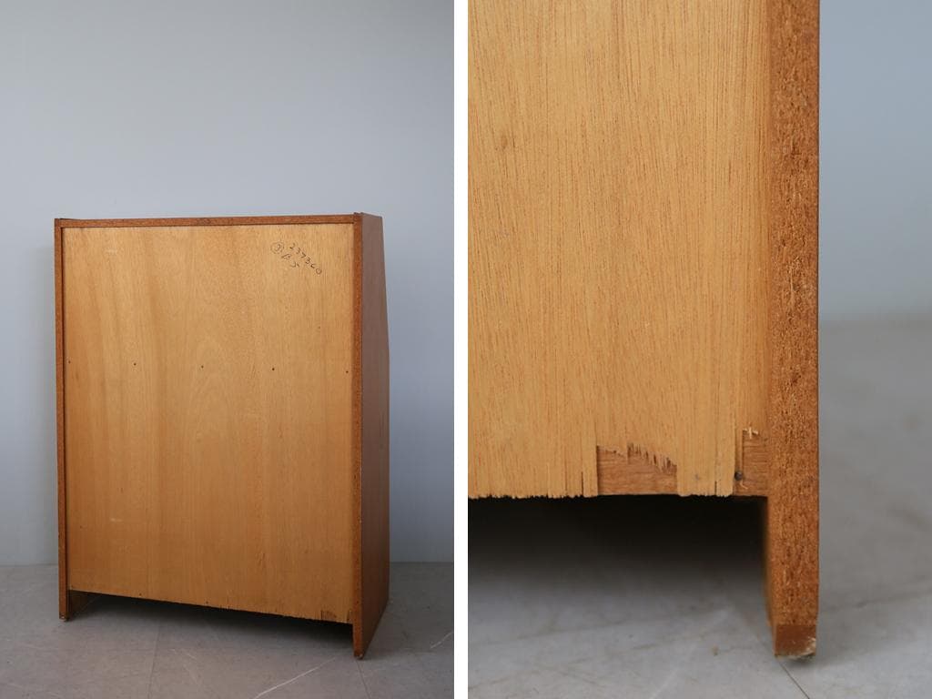 英国アンティークチーク古木ライティングビューロー/木製デスク/勉強机89-207