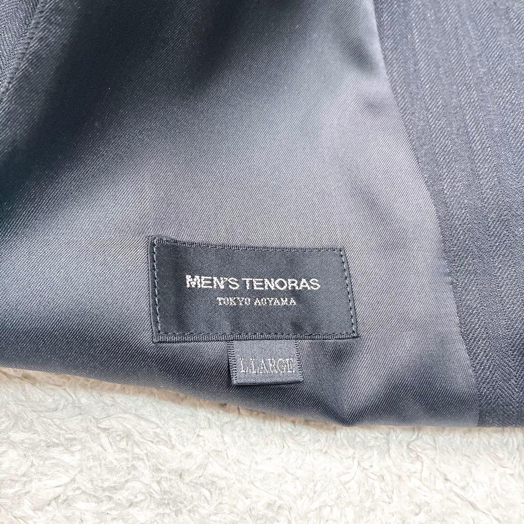 メンズ　ティノラス　スーツセットアップ　スリーピース　LL ストライプ