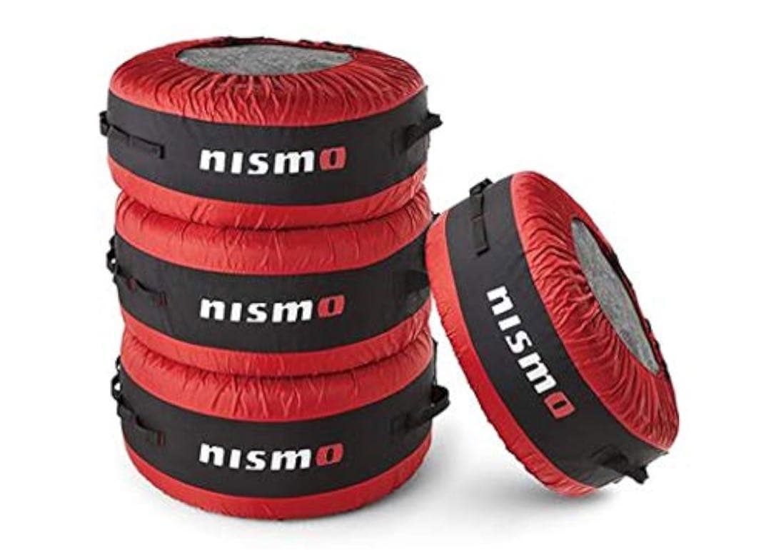 Nismo タイヤバック タイヤカバー レッド 4個セット