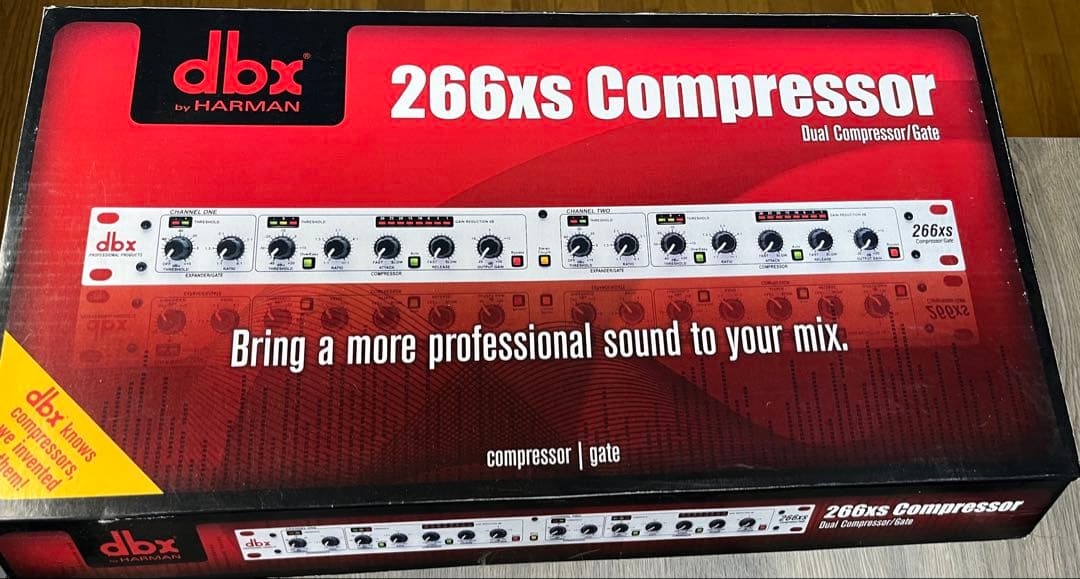 【岩っちさん専用】dbx 266xs ステレオコンプレッサー