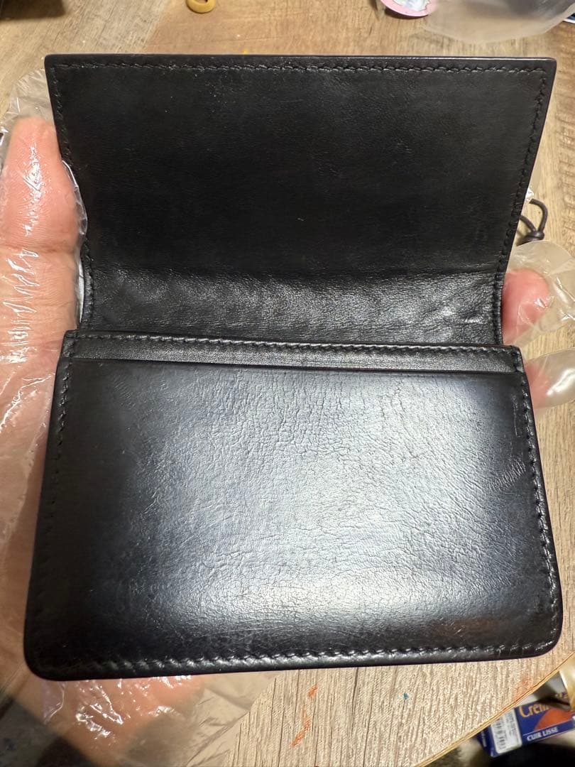 ボッテガ　名刺入れ　箱　袋付き　鑑定済み