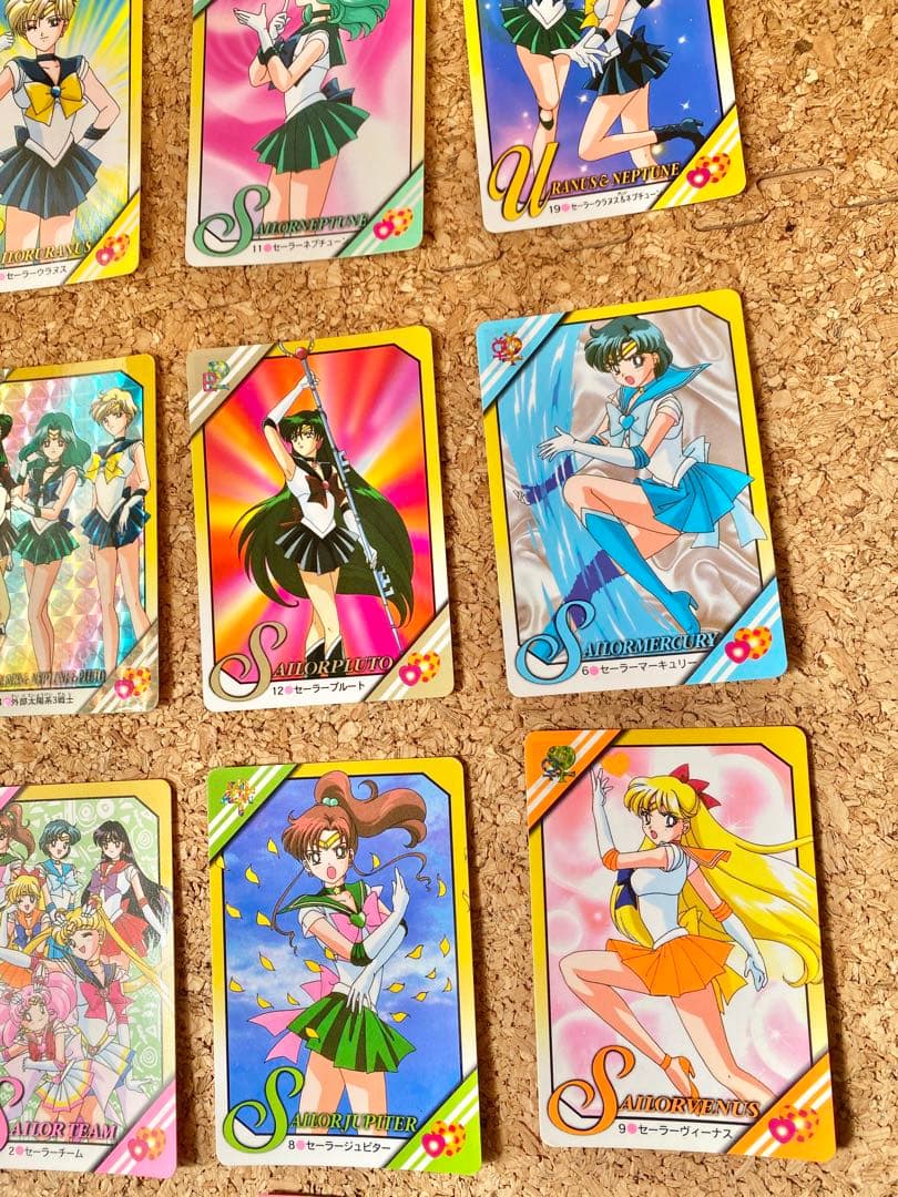 セーラームーン　カード　平成　カードダス　90s 1995年　バンダイ