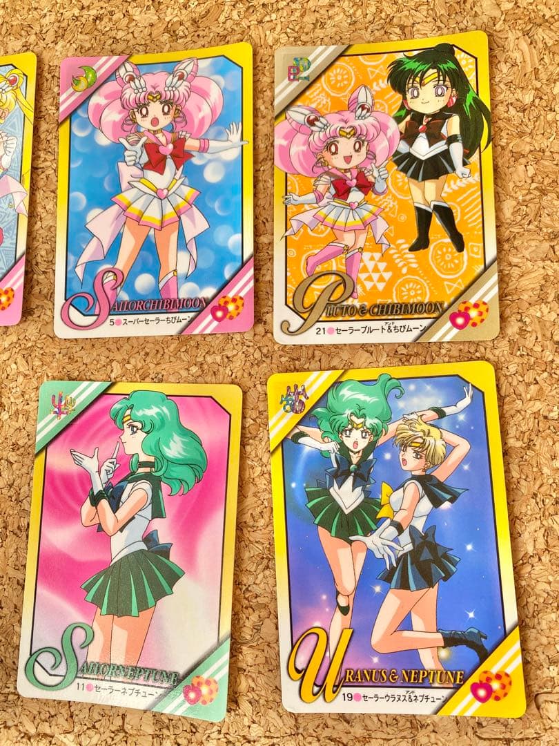 セーラームーン　カード　平成　カードダス　90s 1995年　バンダイ