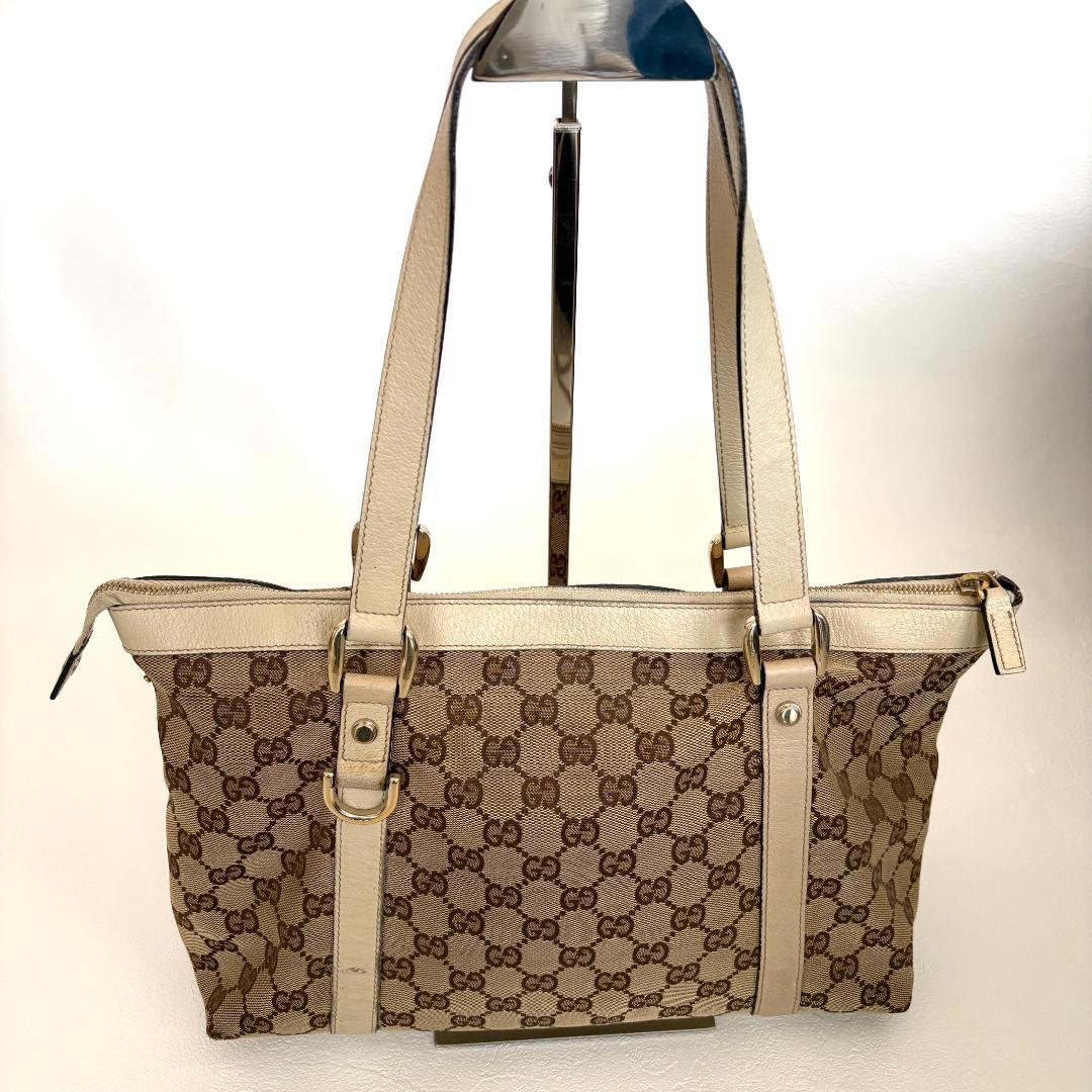 GUCCI グッチ　トートバッグ　アビー　キャンバス　141470