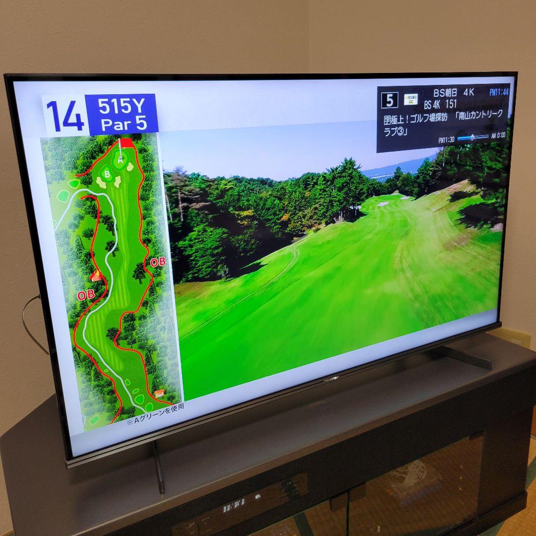 超美品■４Ｋチューナー内蔵TV／YouTube★☆Hisense４３型液晶テレビ