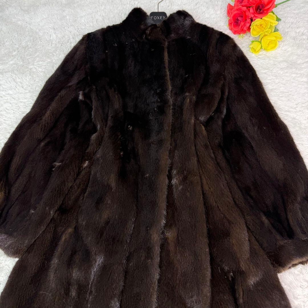 総丈123cm BLACKGLAMA ブラックグラマ 毛並み◎ 舐めし柔らか