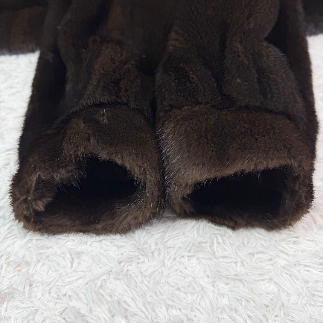 総丈123cm BLACKGLAMA ブラックグラマ 毛並み◎ 舐めし柔らか