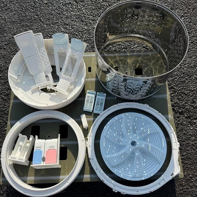 地域限定送料無料　美品 TOSHIBA 東芝 全自動洗濯機 AW-KS10SD9