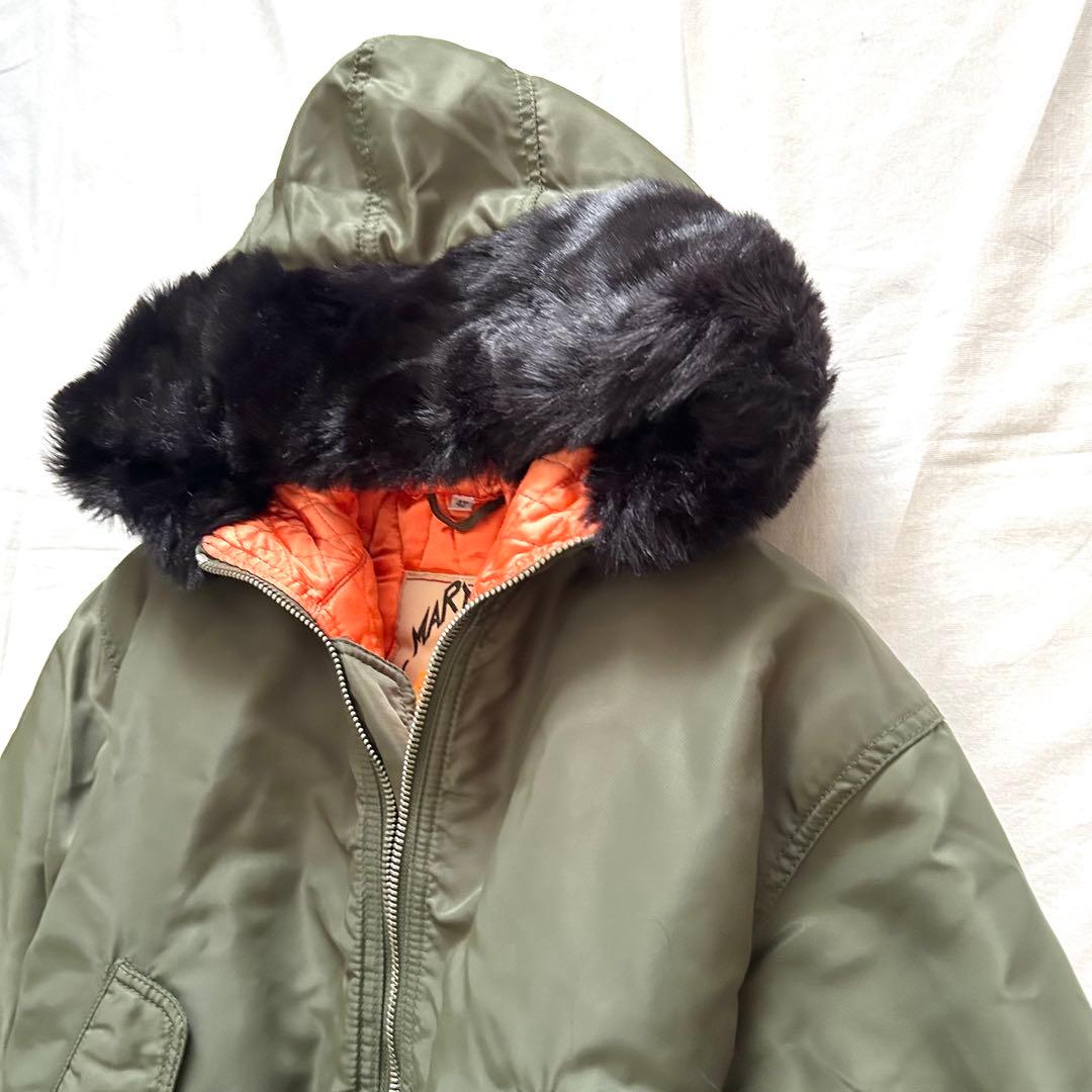 ミリタリーブルゾンファーMartine Sitbon 00s n2b ショート丈