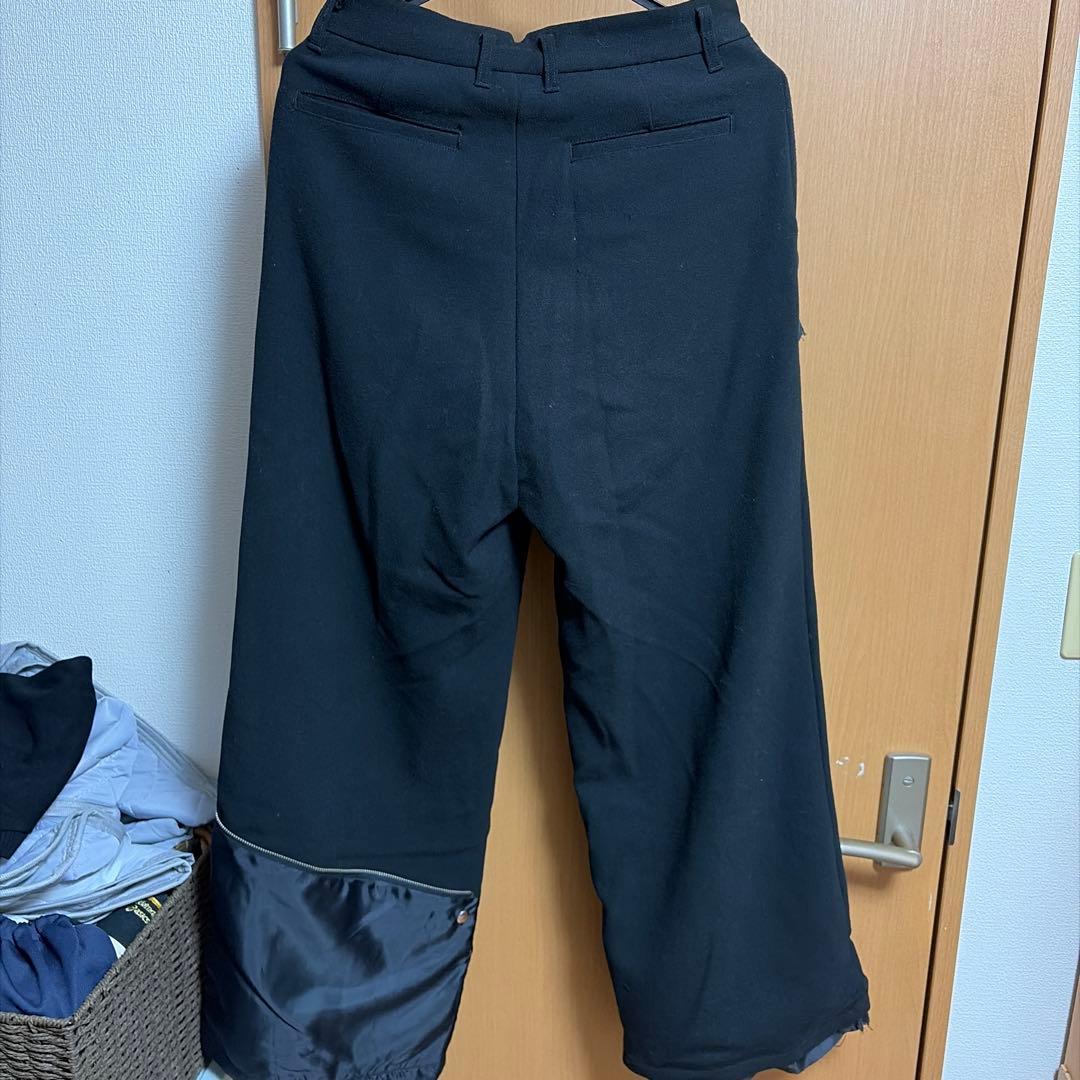 grancy リバース レイヤードデザイン スラックス