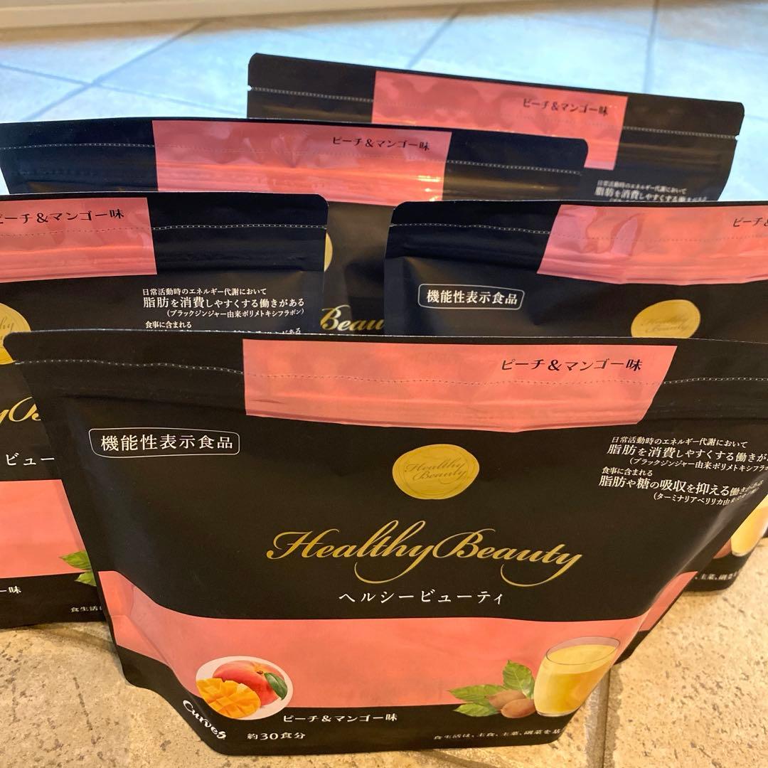 カーブス　ヘルシービューティ5袋セット　ピーチマンゴー味