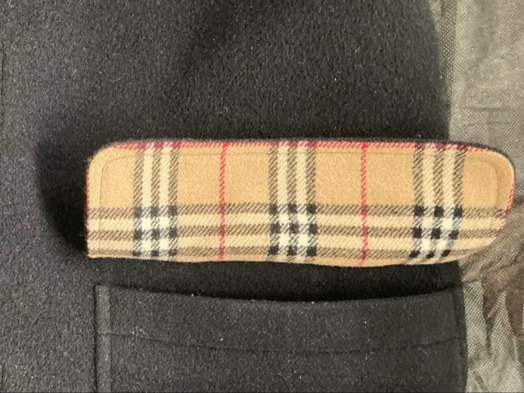 バーバリーブラックレーベル　ダッフルコート 黒色　サイズL