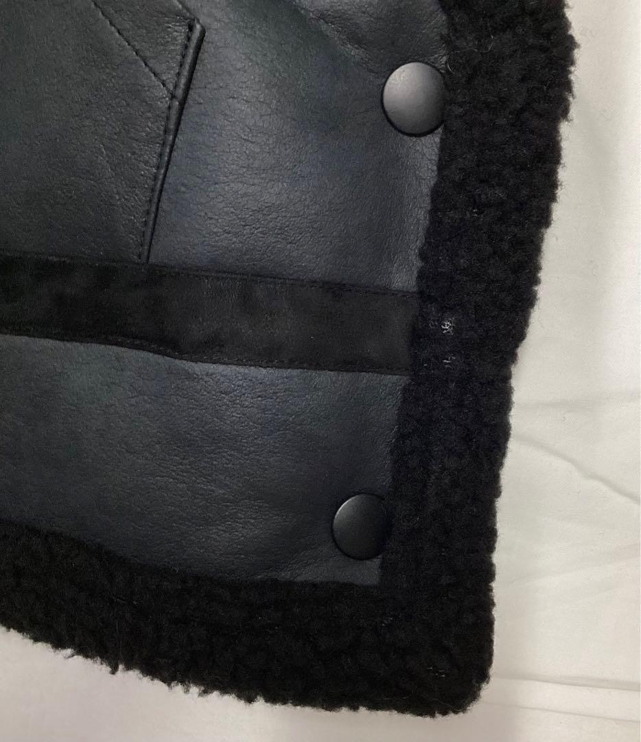 THE RERACS ブラック ハイネック ベスト