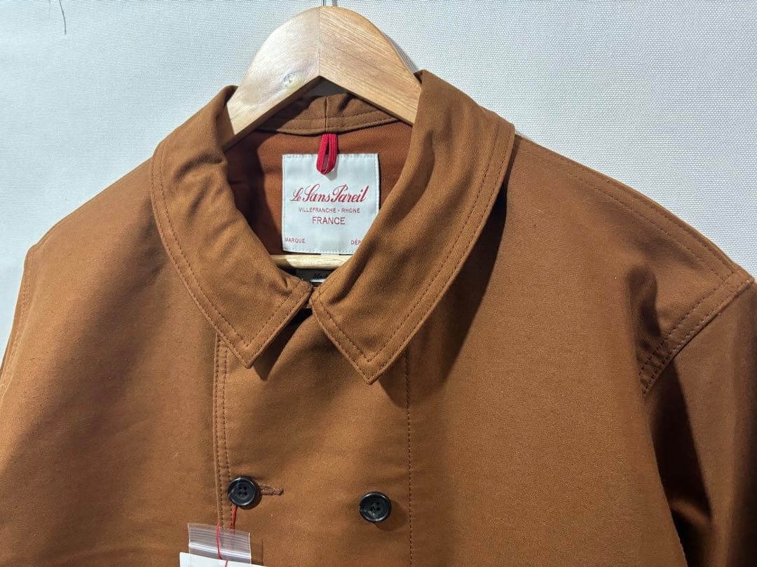 ジャケット・アウター le sans pareil moleskin jacket brown 42