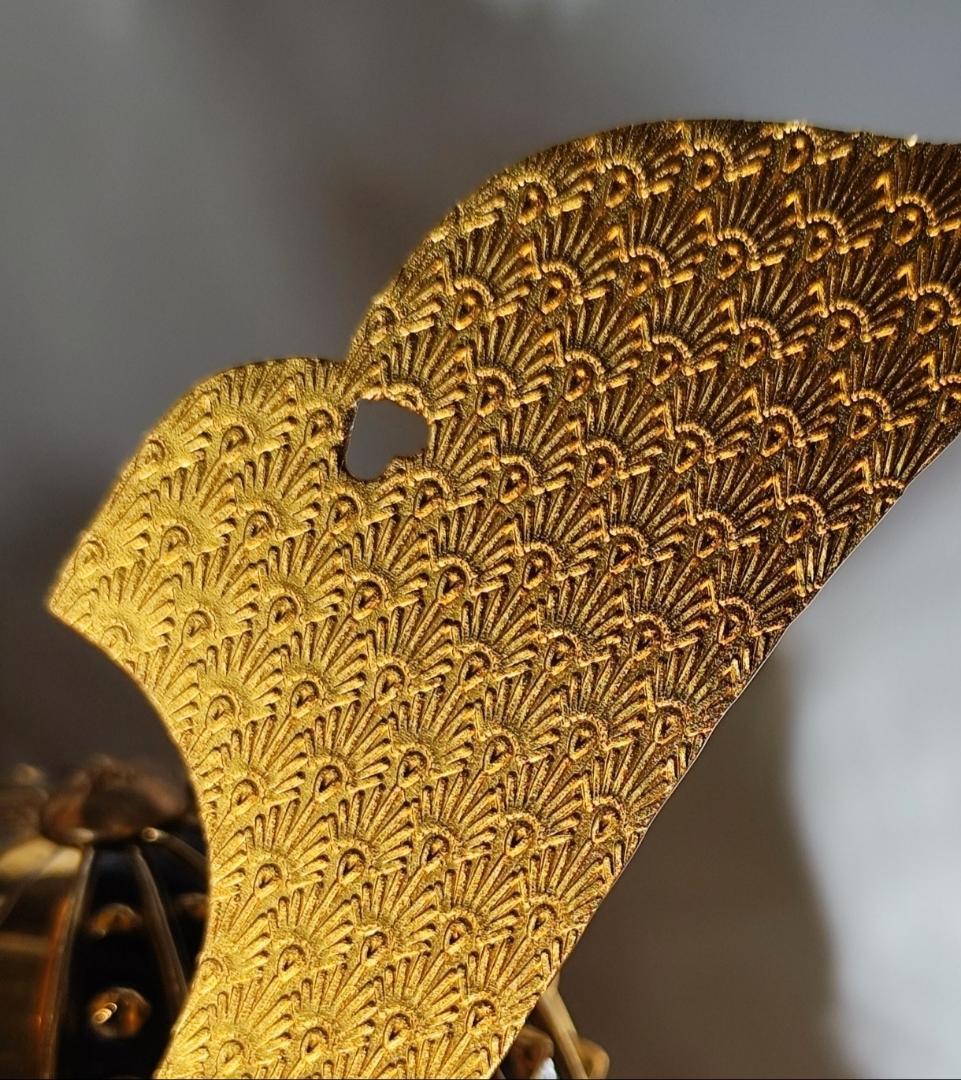 《新品》人形屋ホンポ 五月人形 黒大鍬 h075-aaa-y5-1-b