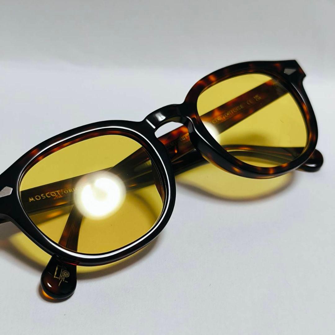 MOSCOT LEMTOSH 49 イエローレンズ べっ甲柄 モスコット