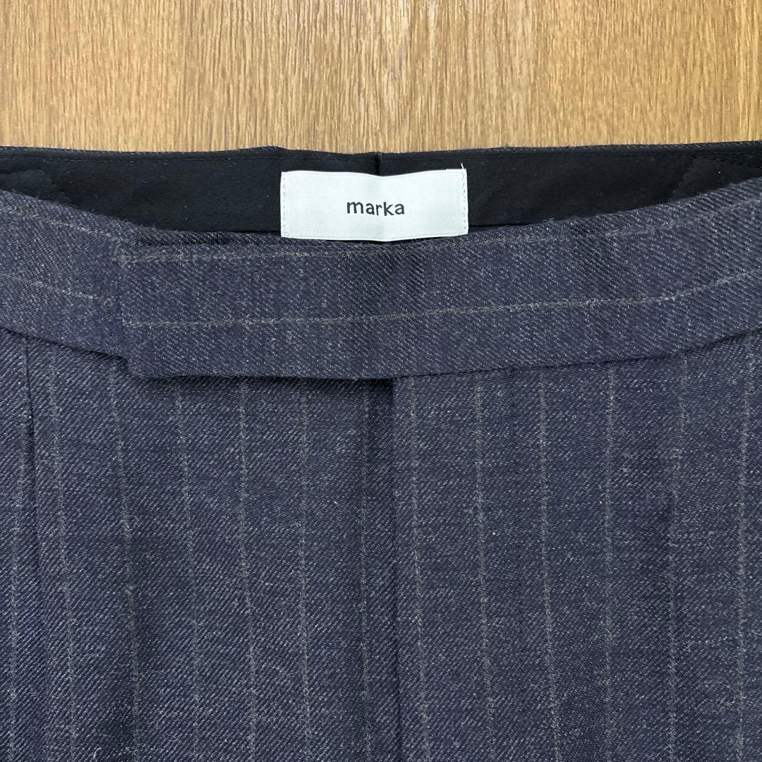 【marka】23AW OFFICER PANTS 2TUCK WIDE 美品！