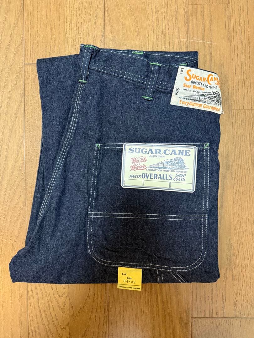 パンツ SUGAR CANE 11oz. BLUE DENIM WORK PANTS